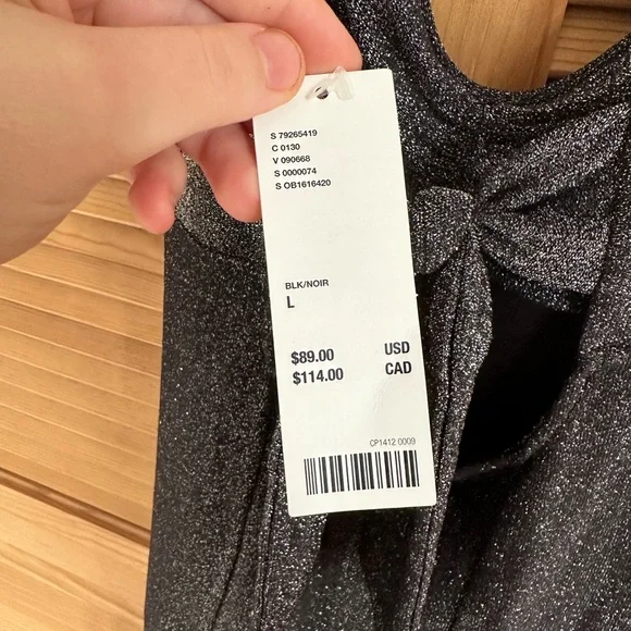 NWT Urban Outfitters Arna Sparkle Midi Slip Dress - Picture 5 of 9